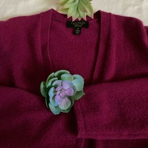 Long Cashmere Duster Cardigan